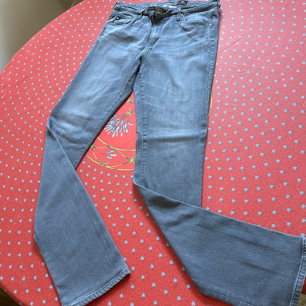 AG Harper Essential Straight Women’s 31 Grey Denim Jeans